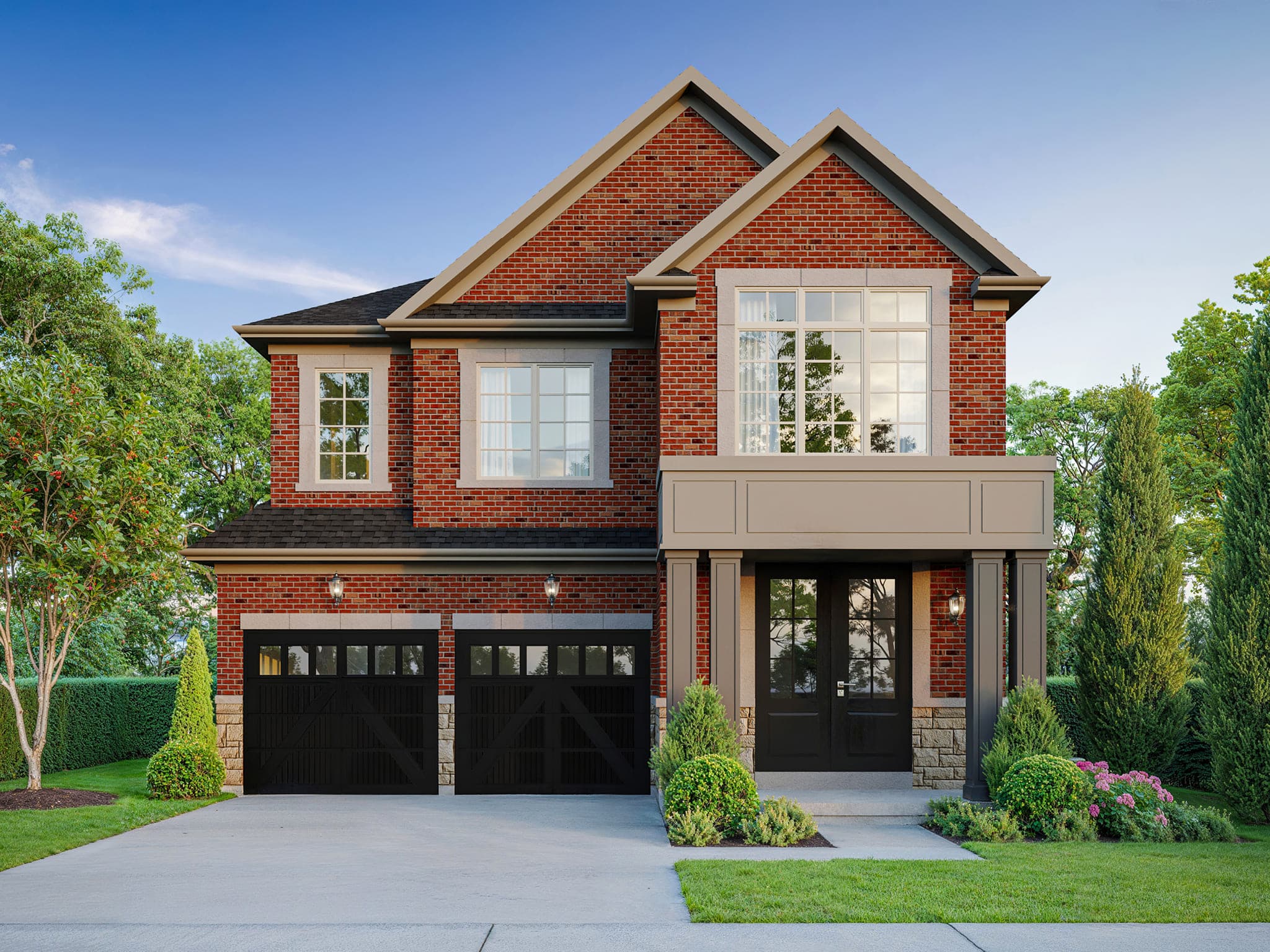 The Beardy — YT on Fourth model exterior rendering in Milton, Ontario